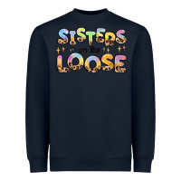 Navy sisters on the loose Heavyweight Sweatshirt - MaliasSmallBusiness