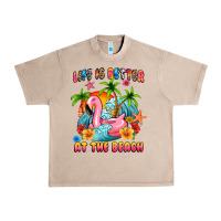 French Oak life is better at the beach Urban Heavy Tee - MaliasSmallBusiness