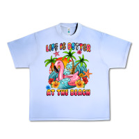 Grape Ice life is better at the beach Urban Heavy Tee - MaliasSmallBusiness