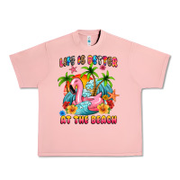 Salmon life is better at the beach Urban Heavy Tee - MaliasSmallBusiness