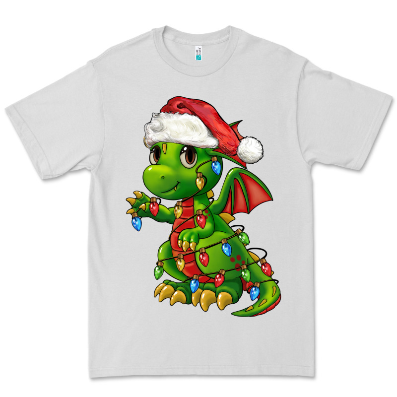 Christmas Cute Dragon Premium Tee by FaDigitalArtStudio | Teevron