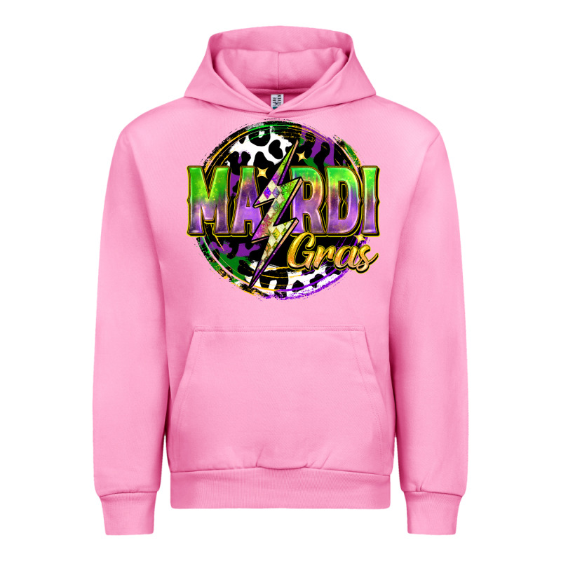Mardi Gras Lightning Urban Hoodie by FaDigitalArtStudio | Teevron