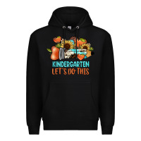 Black kindergarten let's do this Premium Hoodie - JahusDesignShop
