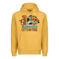 Mustard kindergarten let's do this Premium Hoodie - JahusDesignShop