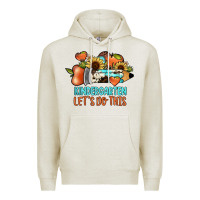 Oatmeal Heather kindergarten let's do this Premium Hoodie - JahusDesignShop