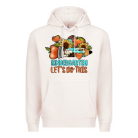 Pale Pink kindergarten let's do this Premium Hoodie - JahusDesignShop