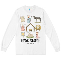 White true story Long Sleeve Tee - MaliasSmallBusiness