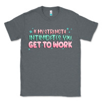 Charcoal Heather get to work Classic Tee - MaliasSmallBusiness