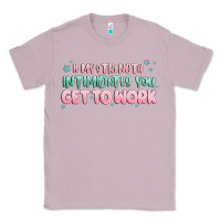 Lilac get to work Classic Tee - MaliasSmallBusiness
