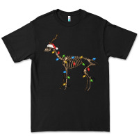 Black christmas deer skeleton Premium Tee - FaDigitalArtStudio