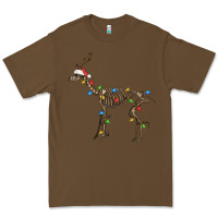 Cacao christmas deer skeleton Premium Tee - FaDigitalArtStudio