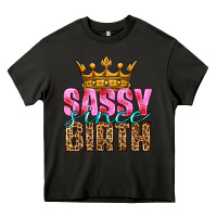 Asphalt sassy since birth Heavy Core Tee - HRA Design Shop