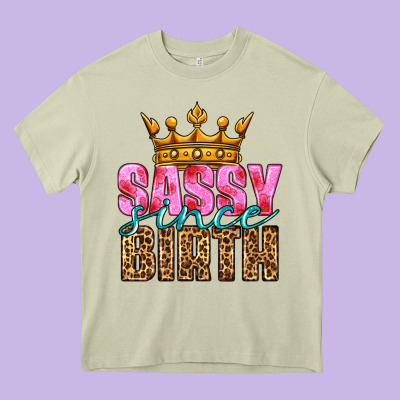 Sassy Since Birth Heavy Core Tee Designed By Hra Design Shop