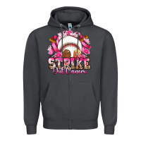 Smoke strike out cancer baseball Zipper Hoodie - Artiststas