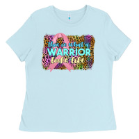 Baby Blue this i̇ss what a wwarrior looks like Ladies Tee - JahusDesignShop