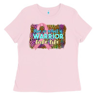 Bubblegum Pink this i̇ss what a wwarrior looks like Ladies Tee - JahusDesignShop