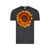Vintage Black tiger eyes sunflower Vintage Tee - LillyAllenDesigns