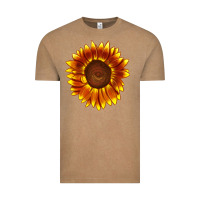 Vintage Coffee tiger eyes sunflower Vintage Tee - LillyAllenDesigns