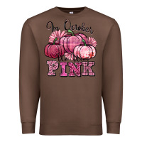 Chestnut in october we wear pink pumpkin Premium Sweatshirt - texasbilliewilder
