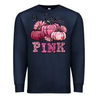 Navy in october we wear pink pumpkin Premium Sweatshirt - texasbilliewilder