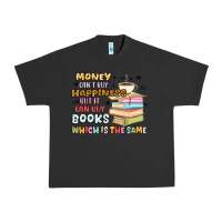 Pigment Black money can't buy happiness but it can buy books Urban Heavy Tee - MaliasSmallBusiness