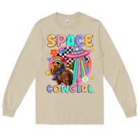 Mushroom space cowgirl Long Sleeve Tee - MaliasSmallBusiness