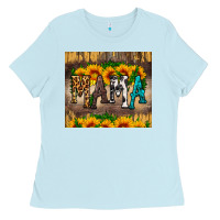 Baby Blue mama tumbler Ladies Tee - HRA Design Shop