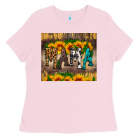 Bubblegum Pink mama tumbler Ladies Tee - HRA Design Shop