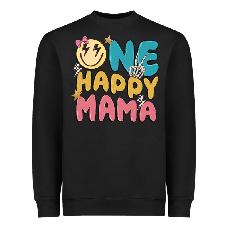 One Happy Mama Heavyweight Sweatshirt by MaliasSmallBusiness | Teevron
