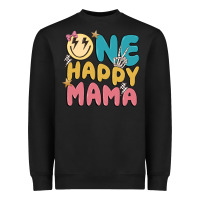 Black one happy mama Heavyweight Sweatshirt - MaliasSmallBusiness