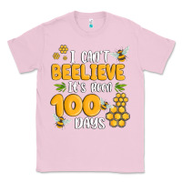 Bubblegum Pink i cant beelieve its been 100 days Classic Tee - MaliasSmallBusiness