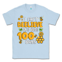 Dusty Blue i cant beelieve its been 100 days Classic Tee - MaliasSmallBusiness