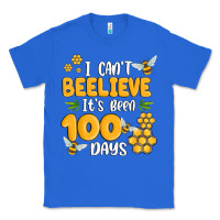 True Royal i cant beelieve its been 100 days Classic Tee - MaliasSmallBusiness