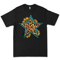Black western leopard star Premium Tee - HRA Design Shop