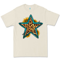 Bone western leopard star Premium Tee - HRA Design Shop