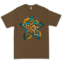 Cacao western leopard star Premium Tee - HRA Design Shop