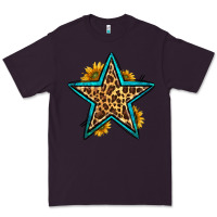 Plum western leopard star Premium Tee - HRA Design Shop