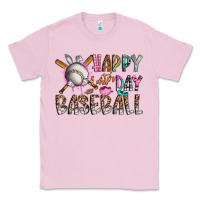 Bubblegum Pink happy easter day baseball Classic Tee - CowhideDigitalArt