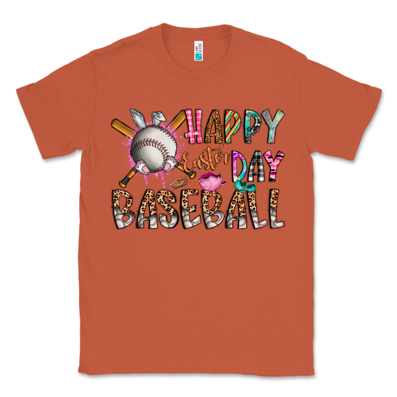 Happy Easter Day Baseball Classic Tee by CowhideDigitalArt | Teevron