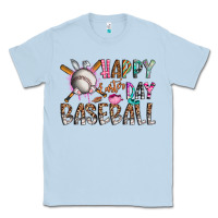 Dusty Blue happy easter day baseball Classic Tee - CowhideDigitalArt