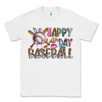 White happy easter day baseball Classic Tee - CowhideDigitalArt