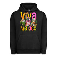 Pigment Black viva mexico mexican coffee cups Urban Hoodie - FaDigitalArtStudio