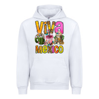 White viva mexico mexican coffee cups Urban Hoodie - FaDigitalArtStudio