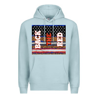 Blue Mist America back the red Premium Hoodie - TumblerDesignByShophia