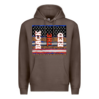 Coffee America back the red Premium Hoodie - TumblerDesignByShophia
