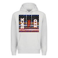 Dove Grey America back the red Premium Hoodie - TumblerDesignByShophia