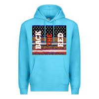 Ocean Blue America back the red Premium Hoodie - TumblerDesignByShophia