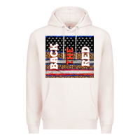 Pale Pink America back the red Premium Hoodie - TumblerDesignByShophia