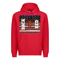 Red America back the red Premium Hoodie - TumblerDesignByShophia
