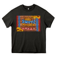 Asphalt usa sweet and sassy skinny metal can holder Heavy Core Tee - HRA Design Shop
